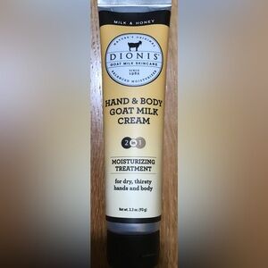 Dionis hand and body goat milk cream in milk & honey fragrance
